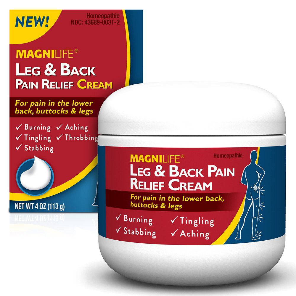MagniLife Leg and Back Pain Relief Cream: Tingling, Shooting, Burning Treatments