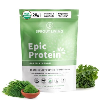 Sprout Living Epic Protein Green Kingdom, 454 g