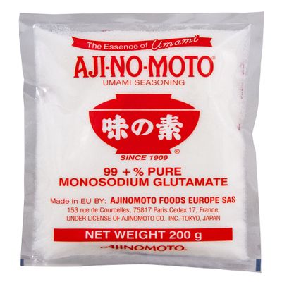 Ajinomoto Monosodium Glutamate Flavourer - 200 gr - [Pack of 12]