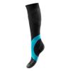 BAUERFEIND, 1 Pair of Compression Socks, Stabilizing sports sock for sports and excercise such as tennis, badminton, 20-30mmHG, Size: S short, Dark grey/Rivera, 29580053000021 view 2