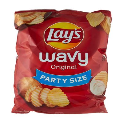 Lay's Wavy Original Potato Chips, Party Size!,15.25 Ounce