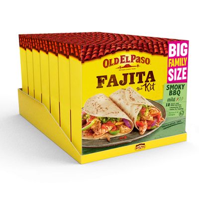 Old El Paso Smoky BBQ Family Fajita Kit 750g (Pack of 7)