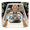 Beistle Spaceship Pilot Reversible Photo Door Banner, 37" x 25", Multicolored view 1