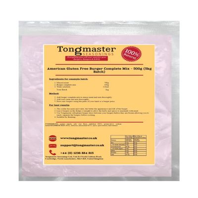 American Gluten Free Burger Complete Mix - 500g (5kg Batch)