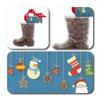 ButtonChocs Christmas Chocolate Santa Boot. Belgian Milk Chocolate Gift for Christmas. view 2