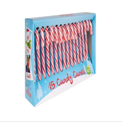 15 Pack Christmas Tree Peppermint Candy Canes Decoration Sweets Box Gift Large Xmas