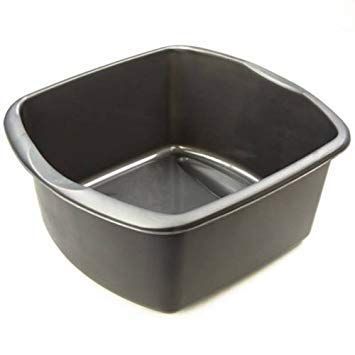 Addis Small Rectangular Washing Up Bowl Metallic by Addis
