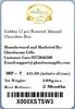 Ghasitaram Gifts Christmas Gifts Chocolates - Golden 12 pcs Roasted Almond Chocolate Box view 3