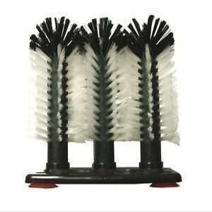 3 Brush Head Set Glass Cleaner Scrubber Washer Pub Bar 3521 by Glitz Distribution
