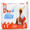 3X Kinder Ferrero Delice Chocolate Covered Sponge Fingers Cakes Desserts with Real Milk Filling 10 Pack view 1