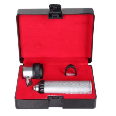Dermatoscope Dermatology Skin Diagnostic Black & Silver Dermatoscope Set.10x Magnification