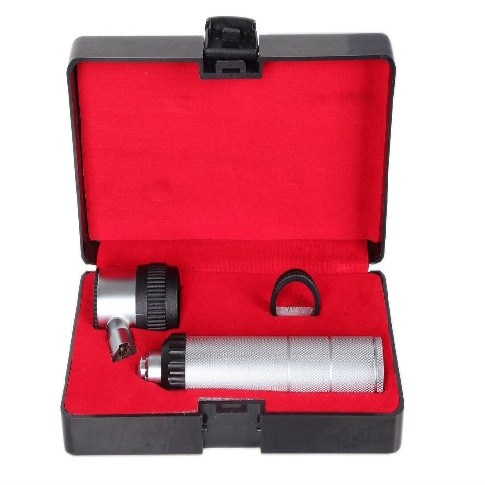Dermatoscope Dermatology Skin Diagnostic Black & Silver Dermatoscope Set.10x Magnification