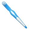 Denture Brush (Set of 2) Blue & White Brushes ~ Easy Grip Handle, Double Bristle Head view 3