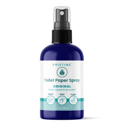 Pristine Toilet Paper Spray: As Seen on Shark Tank, The Planet Friendly, More Natural Alternative to Flushable Wet Wipes - Original 118ml