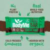 BodyMe Organic Vegan Protein Bar | Raw Cacao Mint | 12 x 60g Protein Snack Bars | Gluten Free | 16g Complete Protein | 3 Plant Proteins with All Essential Amino Acids | High Protein Vegan Snacks view 3