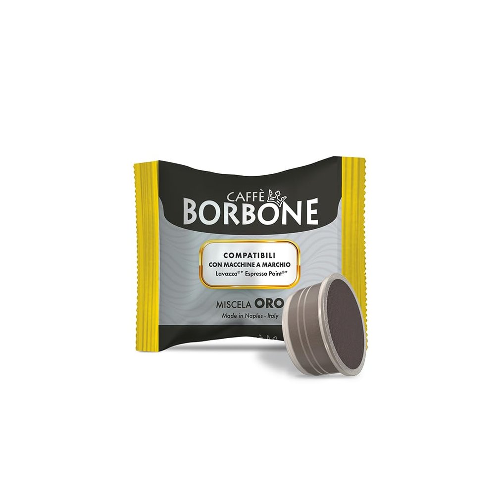 Caff Borbone Gold Coffee Blend - 100 Capsules - Compatible with Lavazza* Espresso Point* Coffee Machines