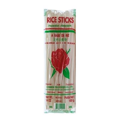 Authentic Rose Extra Large XL Rice Stick Noodles Bnh ph 10mm 14oz 400g Soup Stir Fry Salad