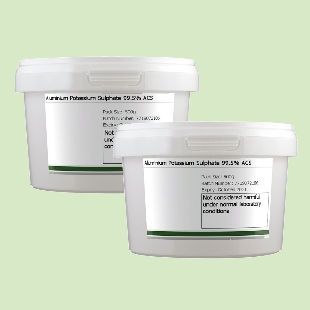 Aluminium Potassium Sulphate 2 x 500g Including Delivery