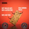 Getbuzzing Nut Free Oat Flapjack Bars with Nutrition Benefits  Gluten Free Healthy Endurance Snack with Natural Ingredients, High Fibre & School Safe  20 x 62g Pack  Banana - Sports & Cycling view 3