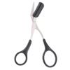 Professional Precision Trimmer Eyebrow Scissors Remover Beauty Tool with Comb and Non Slip Finger Grips Black Silver Tone for Men view 1