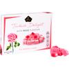 Cerez Pazari Turkish Delight with Rose Flavour 230g Gourmet Small Size Snacks Gift Box, No Nuts Sweet Traditional Vegan Soft Candy Dessert view 1