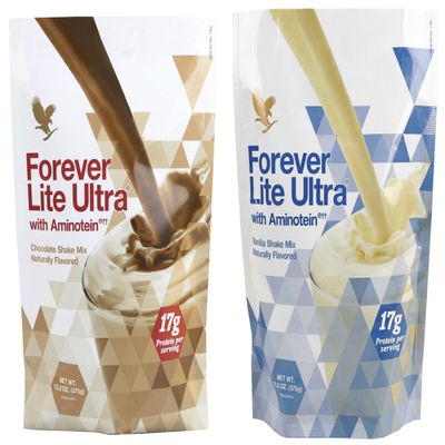 2x FOREVER LITE ULTRA - CHOCOLATE and VANILLA