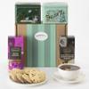 The Ultimate Tea & Biscuits Hamper - Including Breakfast & Afternoon Tea Tins, Salted Caramel Biscuits & Milk Chocolate Lemon & Orange Biscuits - Hamper Exclusive to Burmont's view 1