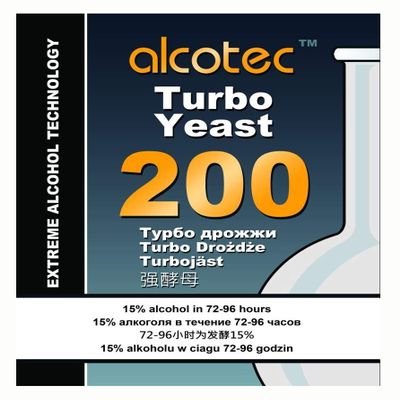 Turbo Yeast - Batch 200-86g | Vodka Yeast | Distilling Yeast | Mash Yeast | Yeast for Fermentation
