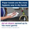 Tork Xpress Flushable Multifold Hand Towels 129089 - H2 Advanced Folded Paper Towels for Dispenser - Absorbent, Tear Resistant, 2-Ply, White - 21 x 200 Sheets view 3