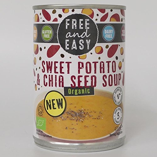 Free & Easy Free & Easy Organic Sweet Potato & Chia Seed Soup 400g-6 Pack