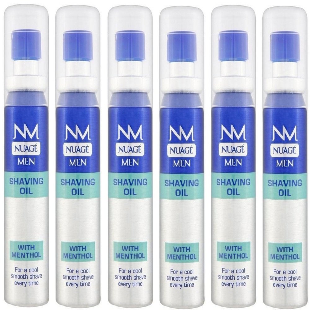 x6 Nuage Men Shaving Oil with Mentol 25ml