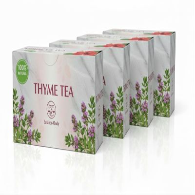 80 Tea Bags Bio Thyme Herbal Tea (100%) 4 Boxes 1g Bags