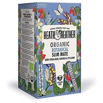 Heath & Heather Organic Rooibos Slim Tea 20 Bags Standard Tea Bag Size