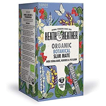 Heath & Heather Organic Rooibos Slim Tea 20 Bags Standard Tea Bag Size