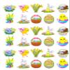 30 Stand Up Cute Easter Themed Edible Wafer Paper Cake Toppers Decorations view 2