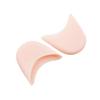 1Pair Silica gel Front Toe Caps Pad for Pointed Shoes Pain Relief Soft Gel Pointe Protector Pads Toe Cap for Pointed Ballet Shoes Pain Relief (Skin) view 1