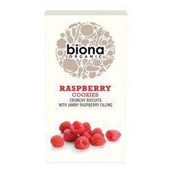 Organic Rasberry Filled Cookies 175g