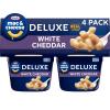 Kraft Deluxe Easy Mac White Cheddar Macaroni and Cheese (4 Microwaveable Cups) view 1