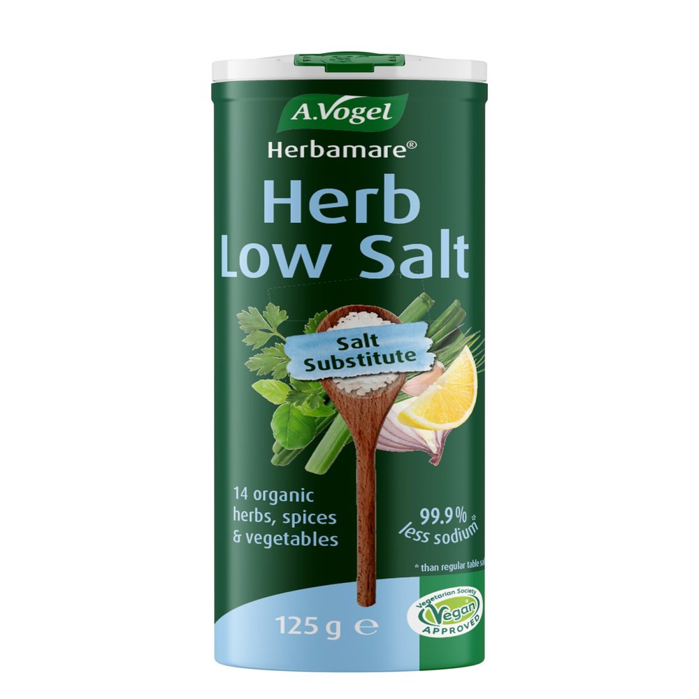 A.Vogel Herbamare Herb Low Salt | Potassium Chloride Infused With 14 Organic Herbs, Spices and Vegetables
