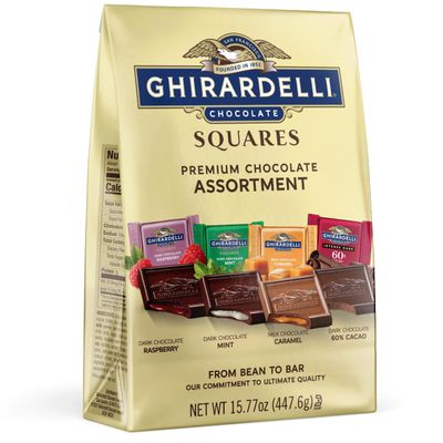 Ghirardelli Assorted Squares Bag, X-Large, 15.77 Ounce, Multicolor, One Size