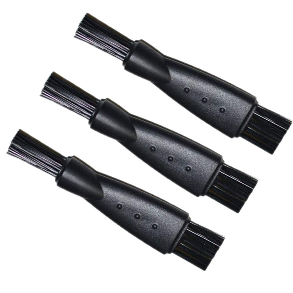 HQRP 3-pack Cleaning Brush Compatible with Philips Norelco QG3385 XA525 YS524 AT895 PT724 AT790 AT810 AT815 1190XD AT895 1255X HQ6710 HQ6725 HQ6730 RQ1062 HQ817 Electric Shaver, Trimmer + HQRP Coaster