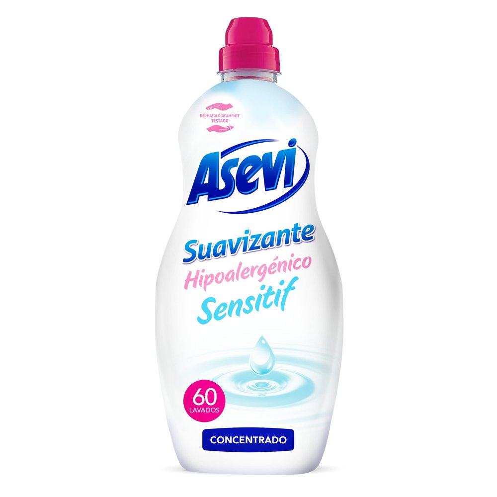 Asevi 23045 Sensitif 60d Fabric Softener, 1500 ml