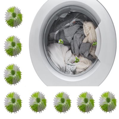 Lissek Pack of 8 Washing Balls Lint Balls Lint Balls Lint Catcher for Washing Machines