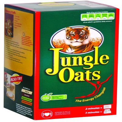 Jungle Oats 500g - Jungle Oats Porridge - South African Cereal - South African Porridge Oats - Oatmeal Porridge - Jungle Oats - Instant Jungle Oats