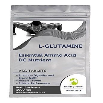 L-Glutamine 1000mg Essential Amino Acid 90 Vegetarian Tablets Pills Health Food Supplements Nutrition