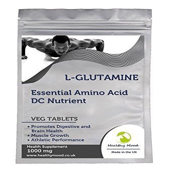 L-Glutamine 1000mg Essential Amino Acid 90 Vegetarian Tablets Pills Health Food Supplements Nutrition