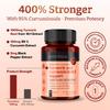 Turmeric & Curcumin 1100mg  Extra High Strength 95% Curcuminoids with Black Pepper for Maximum Absorption  720 Tablets (4 x 180) - 24-Month Supply  400% Stronger Potency view 3