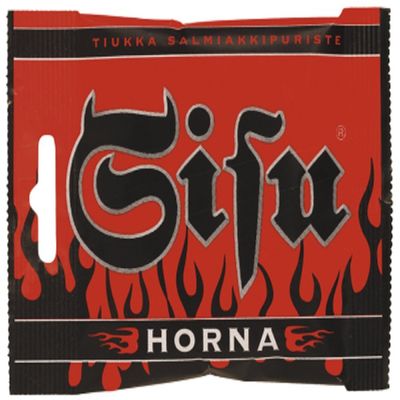 20 Bags x 40g of Leaf Sisu Horna - Original - Finnish - Salty Licorice - Salmiak - Pastilles - Lozenges - Drops - Dragees - Candies - Sweets