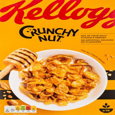 Crunchy Nut Corn Flakes 500 g, Pack of 8