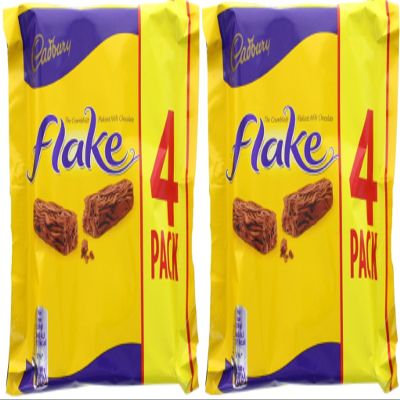 x2 Cadbury Easter Flake 4 PACKS 80g (8 Bars)